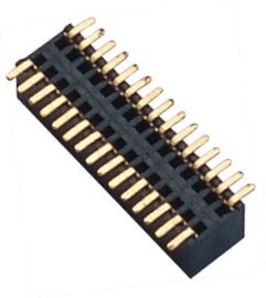 flash fêmea do ouro do conector do encabeçamento de 0.8mm 2*15P SMT WCON para a eletrônica