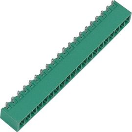 Pin Pluggable de bronze masculino 8A 300v do conector 20 do bloco de terminais da isolação