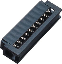 conector fêmea do cabo de fita WCON do Pin do soquete 20 de 1.27*2.54mm PBT IDC