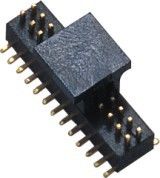 O conector macho 1.0mm SMT PA9T WCON de 26 Pin Dual encabeçamento da fileira para a câmara digital