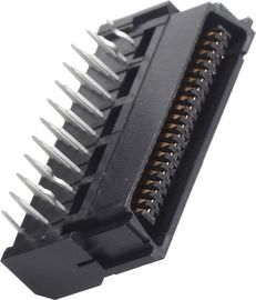 Tipo masculino conector da movimentação D do Scsi do ângulo direito 1.27mm do PWB IO de 40P