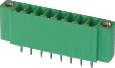 Conector reto Pluggable masculino 3.5mm 8P dos blocos de terminais do MERGULHO PA66 com orelha