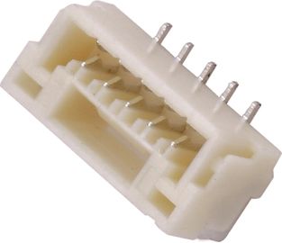 o tipo SN do homem 5P 180° SMT do conector da bolacha de 1.25mm chapeou a embalagem do carretel