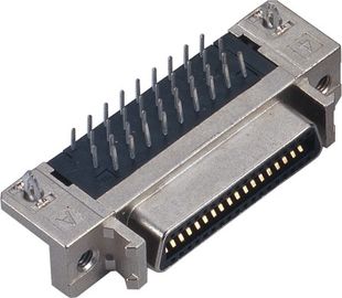 CEN-tipo reto fêmea 68 conector do conector de 1.27mm SCSI do scsi do pino que acopla-se com os 6320M