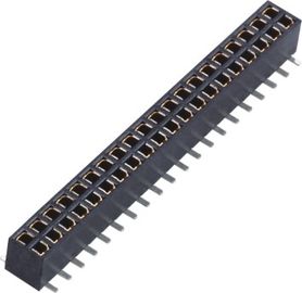 2,0 flash fêmea do ouro da entrada PA9T BK da parte superior de SMT da fileira do dobro do conector do encabeçamento