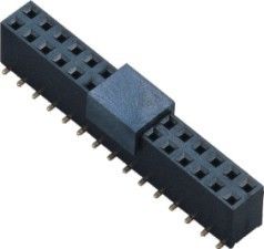 bronze de fósforo de bronze fêmea 3.0AMP do conector PA9T do encabeçamento de 2.54mm