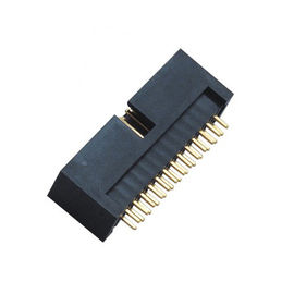 tensão de Withstand reta 500V do conector do encabeçamento da caixa da placa do PWB da inserção de 2.54mm AC/DC