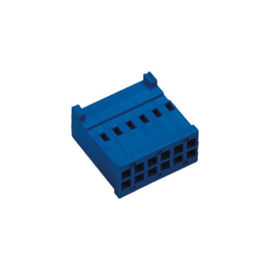 Fio plástico de 2,54 duplas camada ao tipo azul do conector T do PWB de PBT