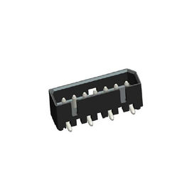 Placa da fileira de SMT única para embarcar o PRETO masculino do conector 1.25mm PA9T (UL94V-O)