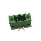 5,08 conector terminal masculino verde ROHS do conector PA66 dos blocos de terminais da cor do passo