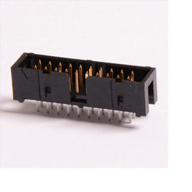 Carimbando o conector 2,54 do encabeçamento da caixa terminal lance o preto ROHS de 20P H=9.0 PBT