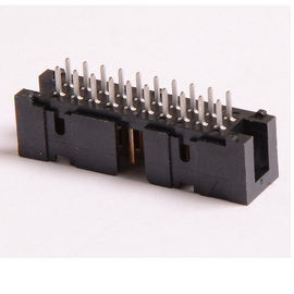 Carimbando o conector 2,54 do encabeçamento da caixa terminal lance o preto ROHS de 20P H=9.0 PBT