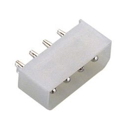 Em linha reta fio de 5.08mm para embarcar o branco dos conectores PA66 do fio do orador