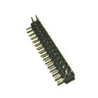 Conector de bronze do passo de 2.0AMP 2Mm, PA9T Pin Header Right Angle 500V