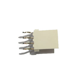 O tipo fio de “T” de 2.54mm para embarcar os conectores 1*4P do estilo do friso endireita SMT PA46 natural, bronze UL94V-0