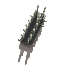 2 * 8P SMT 2,50 * 2,54 do passo milímetros de preto do conector PA9T sem resíduo metálico do TAMPÃO