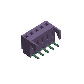 PA66 o fio do conector da bolacha do branco 2,54 para embarcar o Sn do ângulo 5P direito chapeou H=7.9 DIP=3.35 46PCS/Tube N.W: 0.55g
