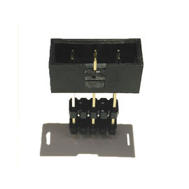 o encabeçamento K-3/4/7/8P de 10P 2.54Box, adiciona em linha reta o flash do ouro do preto do plástico H=2.5*2 PA9T