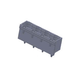 Tipo Pluggable do fim do verde do conector PA66 do bloco de terminais do homem 7,62 sem flange