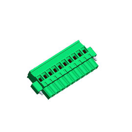 Com lata matte verde Pluggable 35PCS/Tary ROHS do conector PA66 do bloco de terminais da orelha 12P 5,08