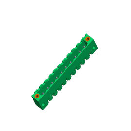 Alimentação PA66 Pluggable através do bloco de terminais com fechamento 5.08mm para o fio da conexão