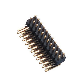 Conector duplo do encabeçamento do ângulo direito de SMT da fileira 1,27 Pin do passo PA9T 2x20 do milímetro