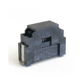 placa reta masculina de SMT PA9T UL94V-0 do conector do passo de 0.8mm para embarcar o tipo de D