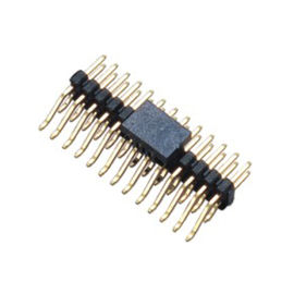 Conector de WCON cargos horizontais do encabeçamento 90° SMT PA9T BK H=2.5 do Pin do passo de 1,27 milímetros