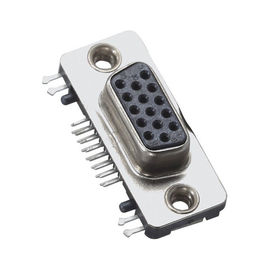 Tipo 15 azul de WCON D do conector de pino 25mΩ Max Contact Resistance 500V AC/DC/preto