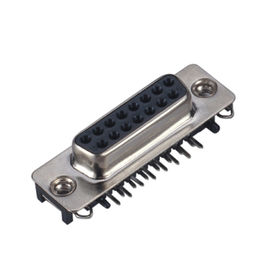 Tipo 15 azul de WCON D do conector de pino 25mΩ Max Contact Resistance 500V AC/DC/preto