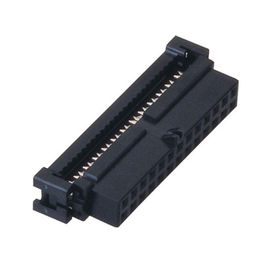 Tipo tipo de WCON 2.0mm F da mola do soquete de IDC com fósforo Broze da colisão sem protetor da fiação
