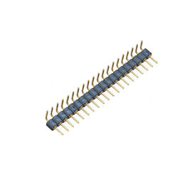 WCON 2,54 milímetros em volta do preto de bronze reto ROHS de Pin Header PPS H=3.0 milímetro L=10.0