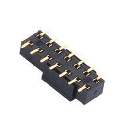 O conector fêmea PA9T UL94V-0 do encabeçamento de SMT 2.54mm escolhe a fileira