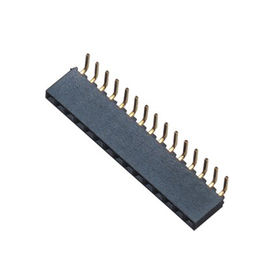 Alta temperatura fêmea do flash do ouro do ângulo direito PA9T do conector do encabeçamento