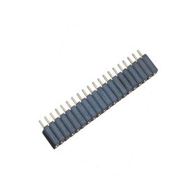 2,54 milímetros fizeram à máquina o conector fêmea 180°DIP PPS 30%GF do encabeçamento do Pin do círculo