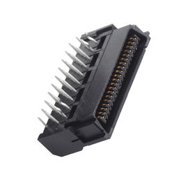 tipo bronze de 1.27mm T de fósforo masculino do conector de Pin 90°DIP dos conectores de Pin 68 do computador PBT