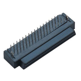 material de isolador espaçando do conector do scsi do pino do conector de pino 100 do scsi 50 de 1.27mm: preto