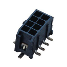 Fio preto para embarcar o fio 2*3P do ângulo direito 3.00mm do conector aos conectores do PWB