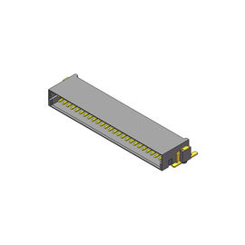 Tipo Sn de SMT do ângulo direito de WCON do preto de LCP sobre a placa masculina do Ni 1.27mm para embarcar o SDC