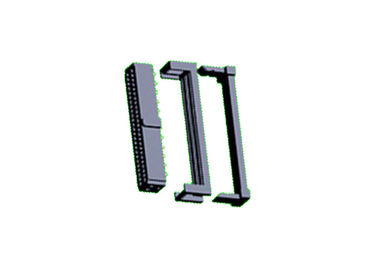 conector fêmea do cabo de fita WCON do Pin do soquete 20 de 1.27*2.54mm PBT IDC