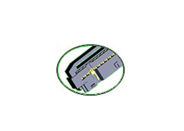 Conector 2.00mm do soquete de IDC com a rampa que trava o TIPO ROHS da mola do preto de PBT