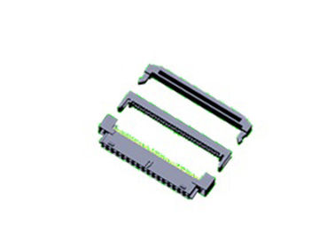 Conector 2.00mm do soquete de IDC com a rampa que trava o TIPO ROHS da mola do preto de PBT