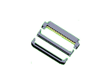 Conector 2.00mm do soquete de IDC com a rampa que trava o TIPO ROHS da mola do preto de PBT