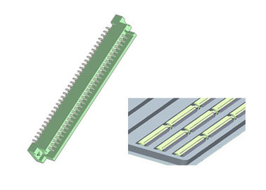 Ruído 96Pin masculino cinzento reto do PWB do MERGULHO PBT do conector europeu 41612 2.54mm ROHS