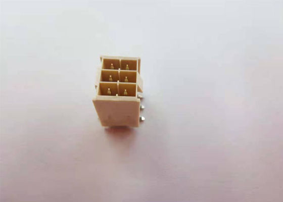 fio da trava da bolacha 2*3P SMT W/T de 2.54mm para embarcar o conector SEM o bronze cortado