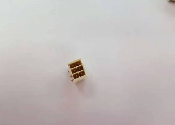 fio da trava da bolacha 2*3P SMT W/T de 2.54mm para embarcar o conector SEM o bronze cortado