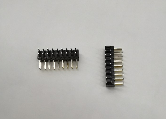 2.0AMP 500V 3 Pin Right Angle Header Connector para a fileira do dobro do PWB MP3