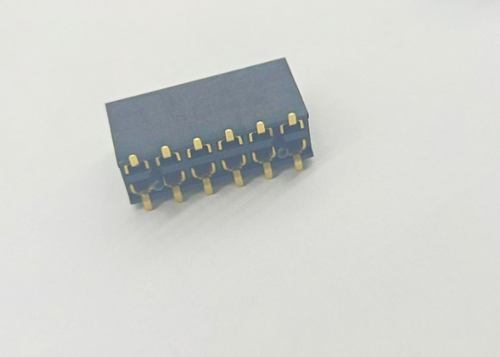 Tipo de SMT do passo de PA9T Pin Header Female Connector 2.54mm para a eletrônica